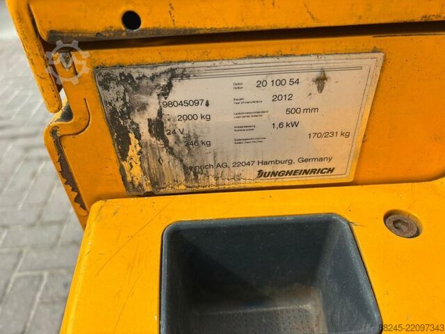 Electric pallet truck Jungheinrich EJE20, reference VS-22916 JUNGHEINRICH EJE20