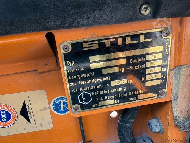 VS-22917 LPG triplex mast forklift Still R70-16T STILL R70-16T