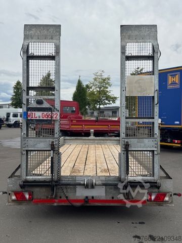 Tieflader Anhänger HUMBAUR B3AB, VERZINKT, RAMPEN,  7.580 KG  NUTZLAST