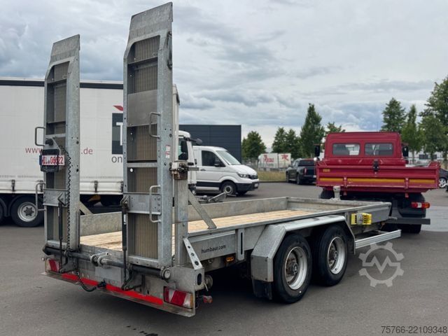 Tieflader Anhänger HUMBAUR B3AB, VERZINKT, RAMPEN,  7.580 KG  NUTZLAST