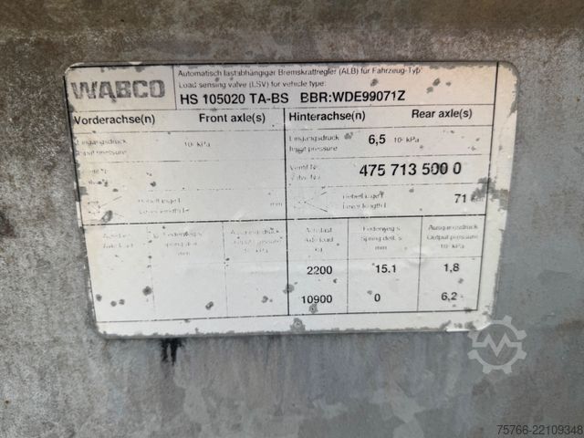 Tieflader Anhänger HUMBAUR B3AB, VERZINKT, RAMPEN,  7.580 KG  NUTZLAST