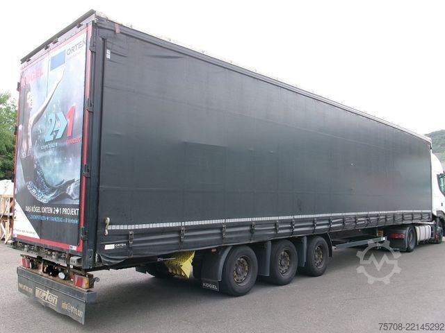 Getränkeauflieger KÖGEL Mega Orten SafeServer 2in1*Hubdach*Enteisung*SAF