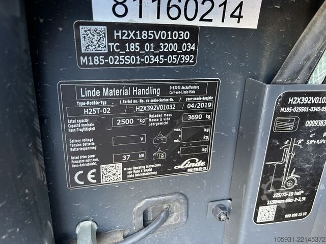 Treibgasstapler Linde H25T-02