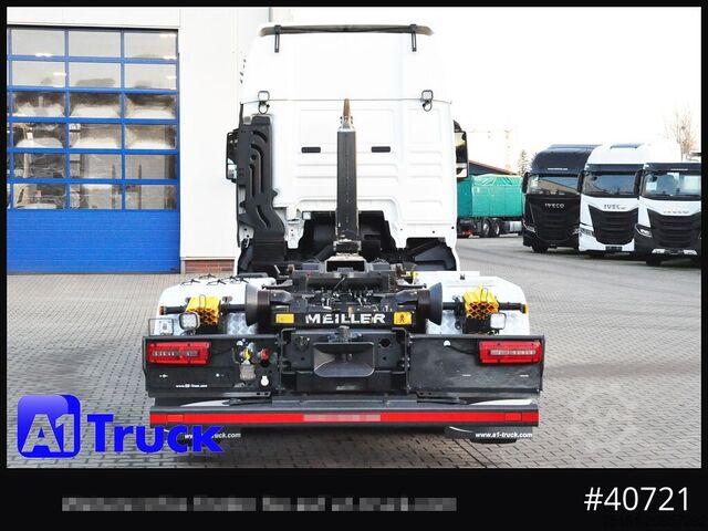 Roll-off tipper truck MAN TGX 26,500 XXL, Meiller RS21-65, Intarder Standklima