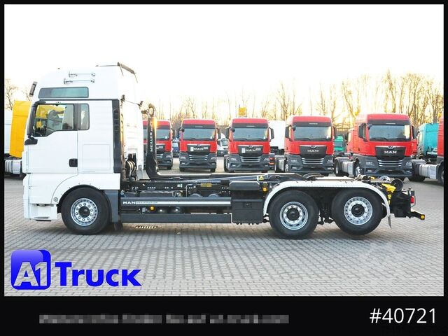 Roll-off tipper truck MAN TGX 26,500 XXL, Meiller RS21-65, Intarder Standklima