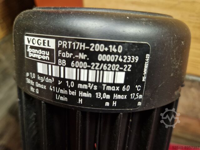 Vogel pump Spandau Pumpen 3Mot.DB63.2370+140