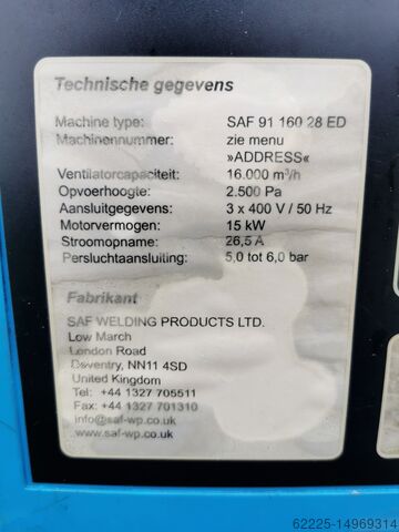 Kemper/SAF welding fume extractor SAF / KEMPER 