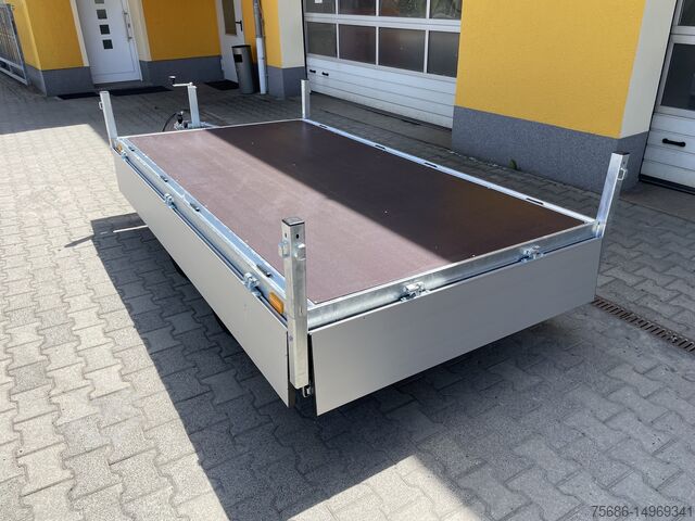 Flatbed open Saris Pritsche Zweiachser PL 276 150 2000 1