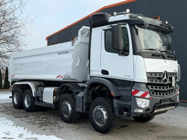 Kipper LKW MERCEDES-BENZ Arocs 4145 8x8 Muldenkipper MEILLER