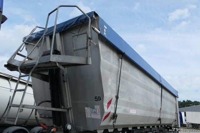 Kipper Auflieger KEMPF SKM 35/3, Alu, 53m³, Luft-Lift, Alu-Felgen