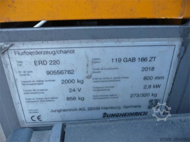 Stacker Jungheinrich ERD 220 166 ZT