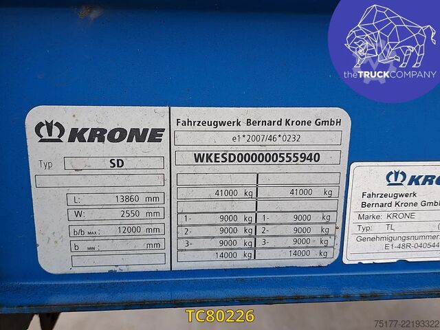 Sliding tarpaulins Krone SD