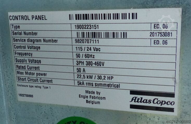 Screw compressor GA18VSD+FF Atlas Copco GA18VSD+FF