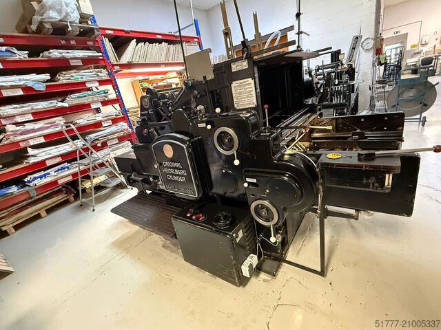 Letterpress machine Heidelberg S Zylinder  54x72