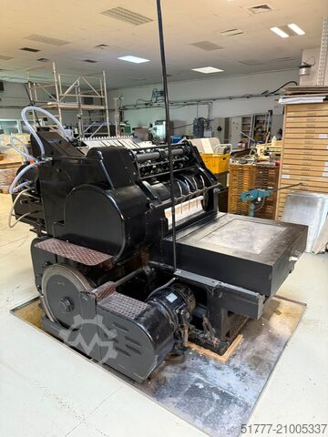 Letterpress machine Heidelberg S Zylinder  54x72