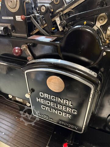Letterpress machine Heidelberg S Zylinder  54x72