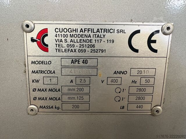 Drill grinding machine CUOGHI APE40