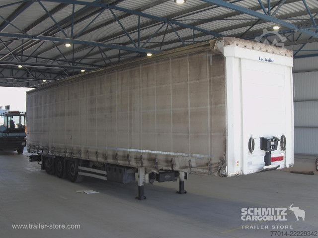 Open semitrailer with tarp Leci Trailer Curtainsider Standard