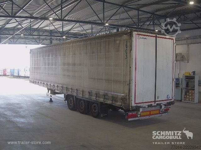 Open semitrailer with tarp Leci Trailer Curtainsider Standard
