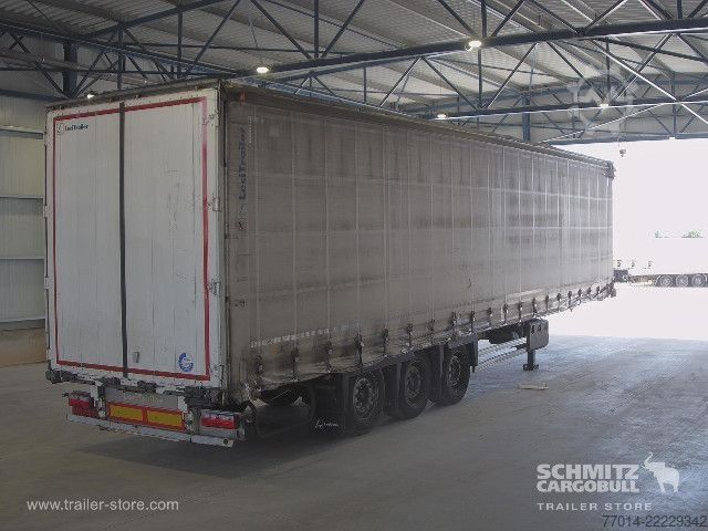 Open semitrailer with tarp Leci Trailer Curtainsider Standard