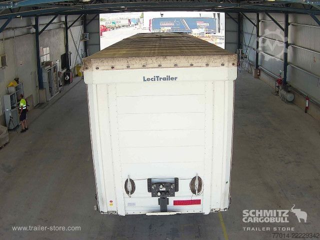 Open semitrailer with tarp Leci Trailer Curtainsider Standard