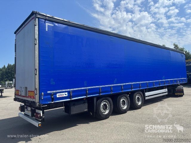 Open semitrailer with tarp Schmitz Cargobull Semitrailer Curtainsider Standard