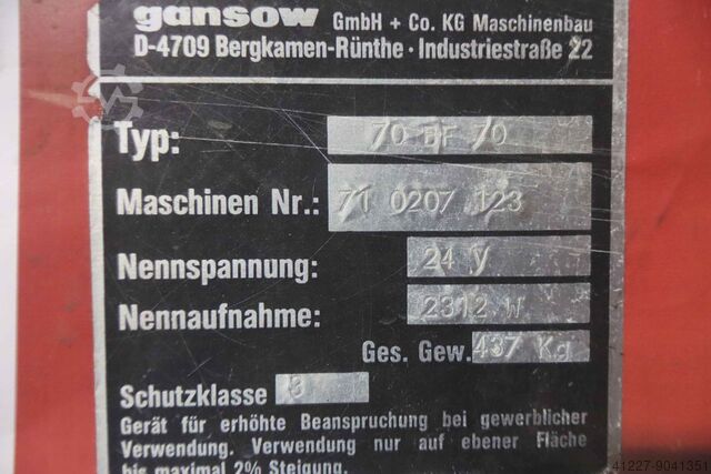 Transmission 1:8 Gansow 70 BF 70 40S 11 001