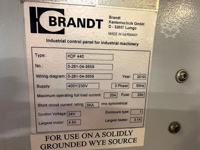 Kantenanleimmaschine BRANDT HIGHFLEX 1440