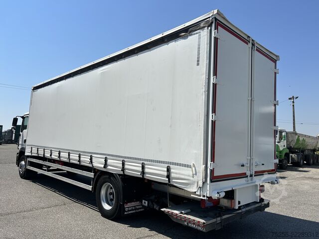 Flatbed truck with tarp MAN 