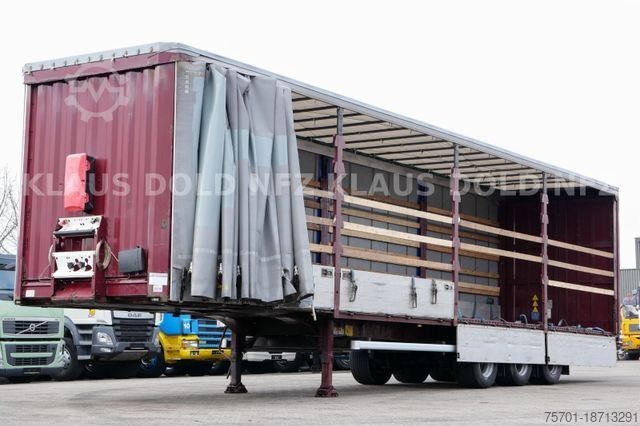 Auflieger mit Pritsche & Plane KRONE Pritsche Plane XL MegaLiner BPW Edscha Bordwände