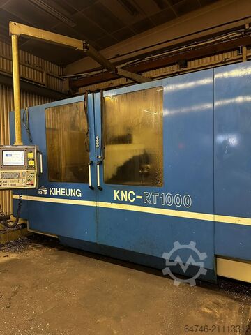 Bettfräsmaschine KIHEUNG KNC-RT 1000 with rotary tabel + atc