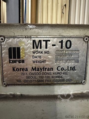 Bettfräsmaschine KIHEUNG KNC-RT 1000 with rotary tabel + atc