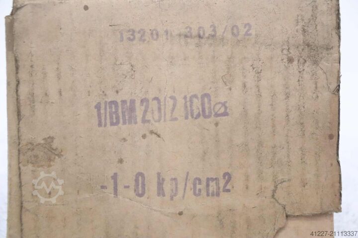 Manometer -1-0 bar / -1-0 kp/cm² TGL 1/BM 20/2 160Ø  -1-0 kp/cm²