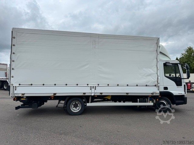 Curtain sider van IVECO ML75E21/P ¤6D Klima Schiebeplane links Kamera