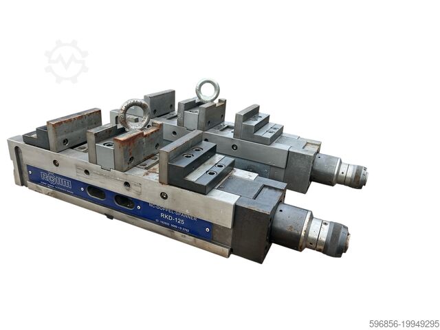 Maschinenschraubstock RÖHM RKD-125 NC-Doppelspanner Imadło maszynowe RÖHM RKD-125 NC-Doppelspanner Imadło maszynowe RÖHM RKD-125 NC-Doppelspanner