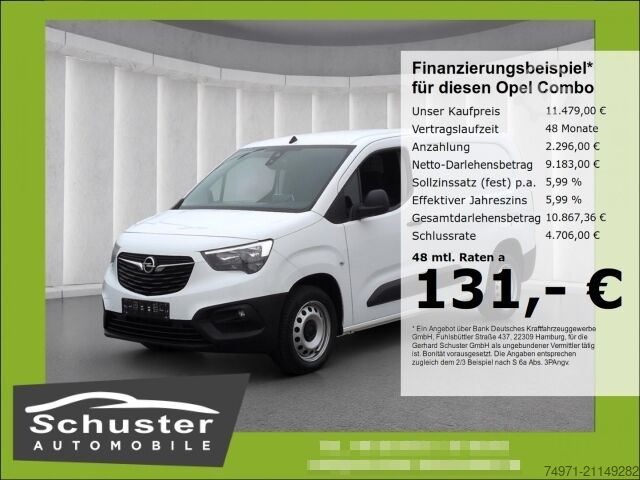 Kastenwagen Opel Combo Cargo XL 3-Sitzer 1.5D*Tempo PDC Bluetoo