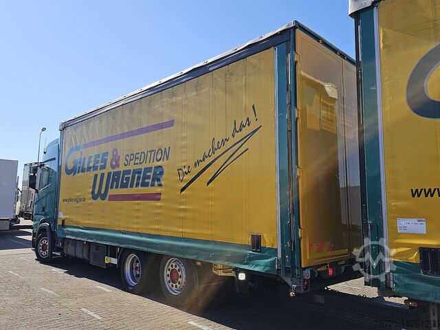 Sliding tarpaulin SCANIA S450 6x2*4 FORKLIFT CONN.