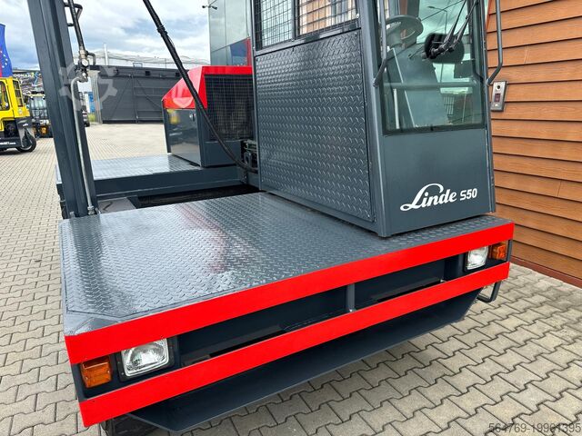 Side loading forklift Linde S50/ Mast with free lift