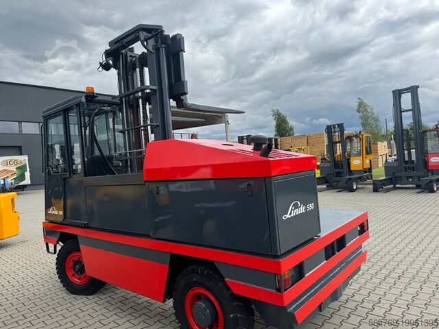 Side loading forklift Linde S50/ Mast with free lift