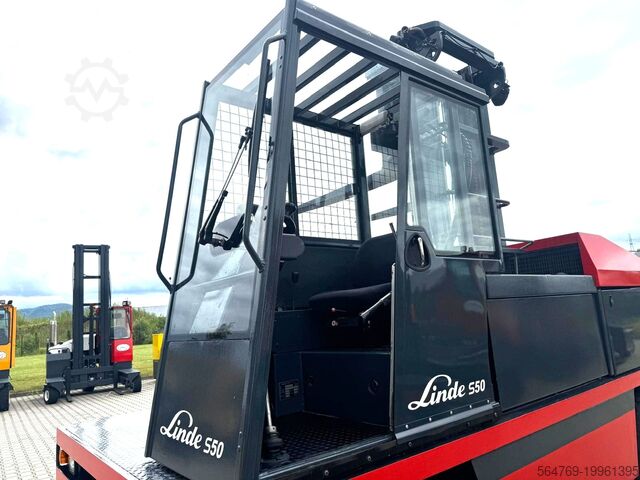 Side loading forklift Linde S50/ Mast with free lift