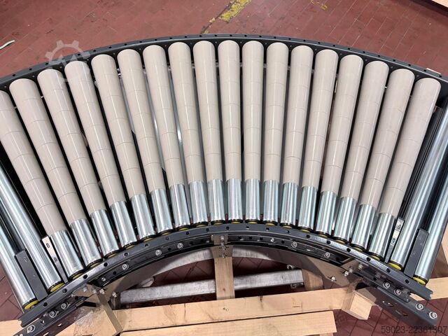 Roller conveyor curve, powered conveyor bend Vanderlande Kurve, Förderkurve 70 Grad