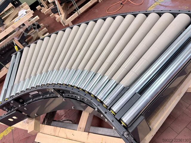 Roller conveyor curve, powered conveyor bend Vanderlande Kurve, Förderkurve 70 Grad