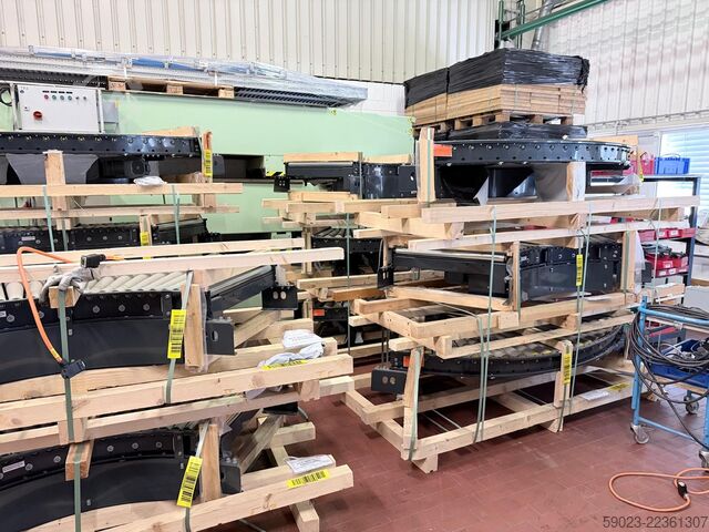 Roller conveyor curve, powered conveyor bend Vanderlande Kurve, Förderkurve 70 Grad