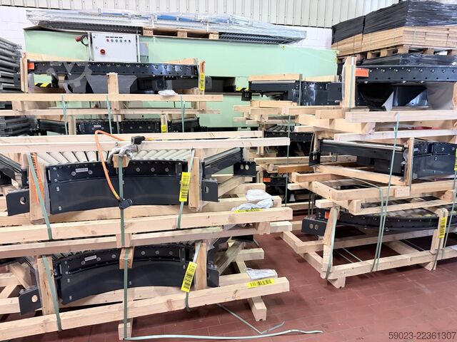 Roller conveyor curve, powered conveyor bend Vanderlande Kurve, Förderkurve 70 Grad