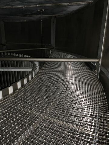 Spiral freezer - high throughput York Food Systems SpiralTrak
