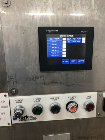 Spiral freezer - high throughput York Food Systems SpiralTrak