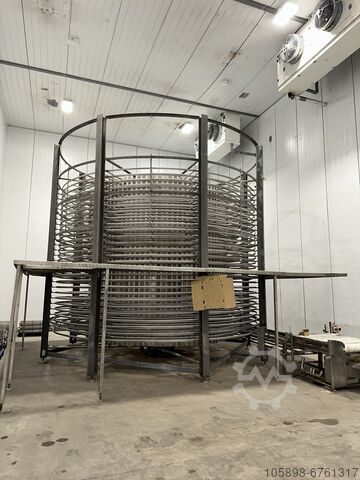 Spiral freezer - high throughput York Food Systems SpiralTrak