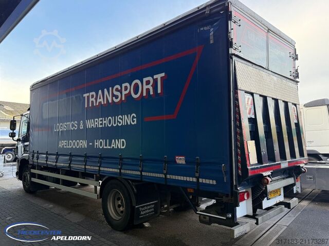 Curtain sided DAF CF 250 FA Euro 6, Schuifdak, Laadklep