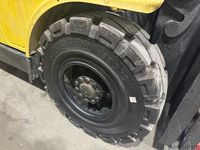 4-Rad-Gabelstapler Hyster H 5.5 XM // Full cabin // Only 6089 hour
