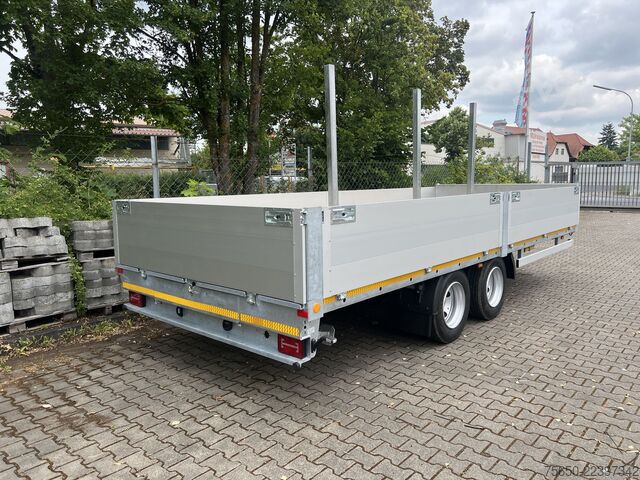 Open trailer Möslein THT 14,4 G 7,2  14,4 t Tandem- Pritschenanhänger- Tieflader